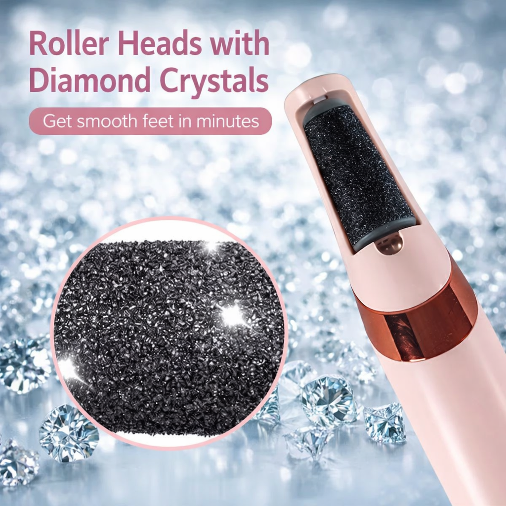 Rechargeable Cordless Electric Callus Remover for Smooth Heels - Perfect for Men & Women!
